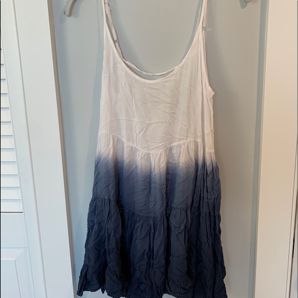 BRANDY OMBRÉ BACKLESS DRESS